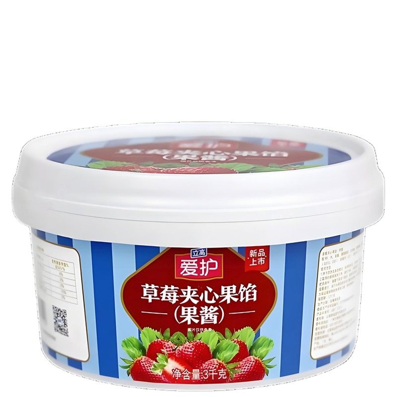 立高爱护草莓夹心果酱3kg草莓果馅烘焙蛋糕面包夹心馅料慕斯西点,淘宝优惠券,粉丝福利购,淘宝优惠卷