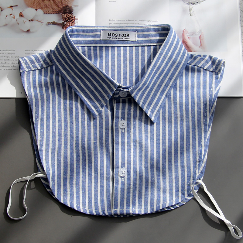 磨毛棉复古格子假领衬衣领衬衫领毛衣内搭保暖领节约领女假领子男,淘宝优惠券,粉丝福利购,淘宝优惠卷