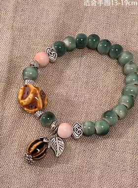 通用陶瓷未镶嵌新中式祥云手链