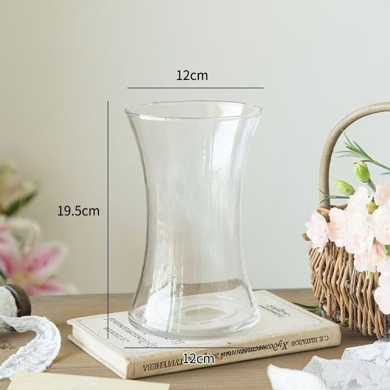北欧ins风玻璃花瓶客厅插花创意小卧室装饰简约广口花瓶透明网红,淘宝优惠券,粉丝福利购,淘宝优惠卷