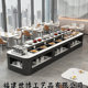 Hotel double-sided breakfast tablebufeitai restaurant unit canteen Zhongdao self-service dining table Taiwanese dishes dessert display table