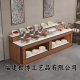 Hotel restaurant walnut breakfast table school cafeteria buffet table hot pot barbecue shop snack fruit buffet table