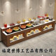 High-end hotel breakfast tablebufei insulation stove school hosting canteen restaurant single sided against wall buffet booth