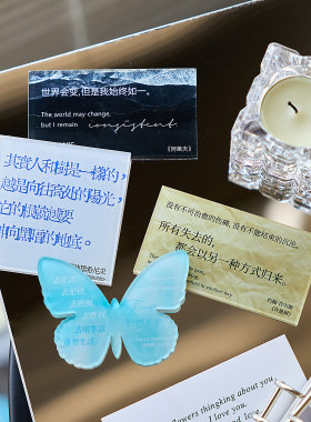 高级诗意文艺文字磁性冰箱贴 ins高颜值装饰磁吸礼物
