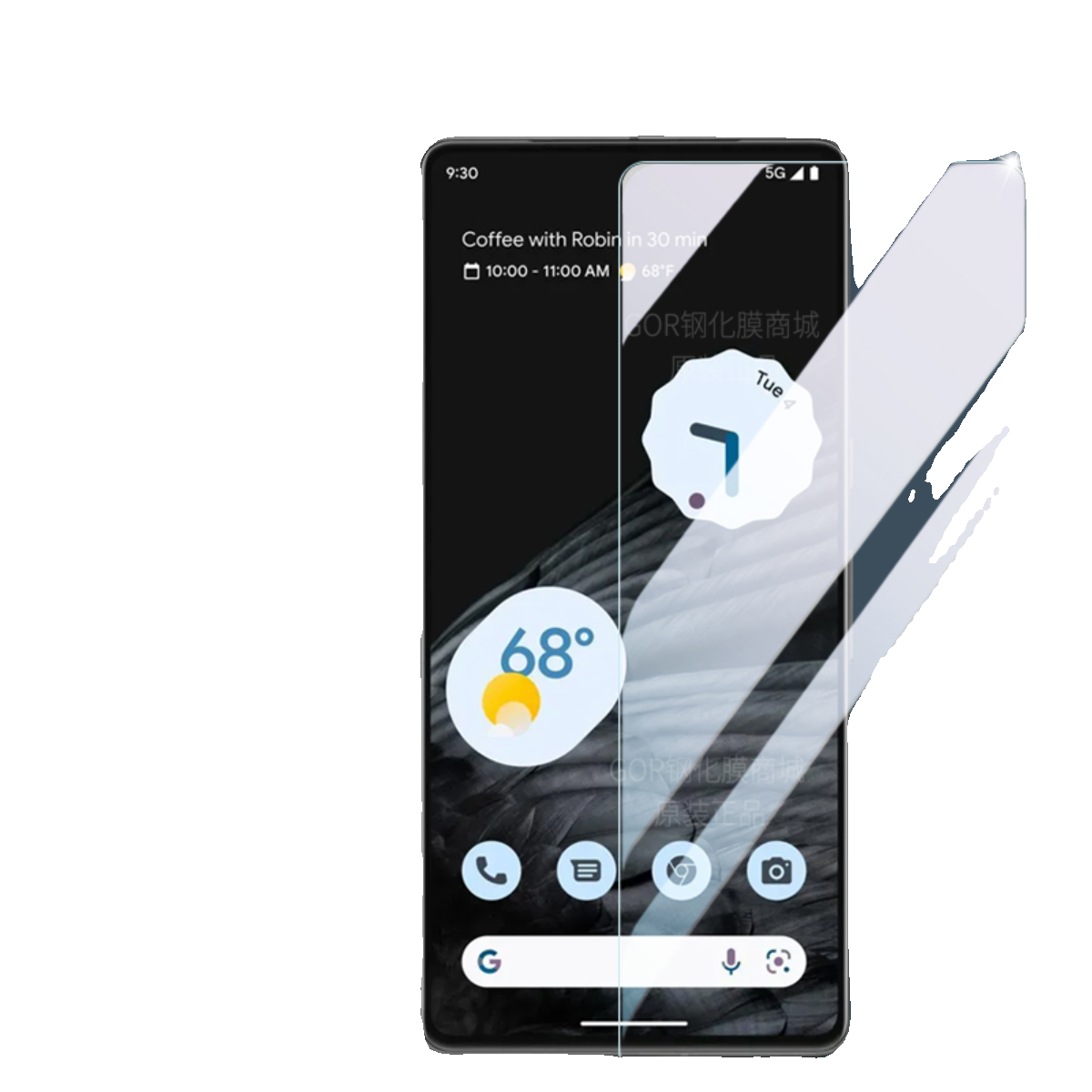 适用谷歌Pixel 8钢化膜8Pro手机Pixel8a膜7高清a防指纹6屏幕防爆6a荧屏护眼保护贴膜-图3
