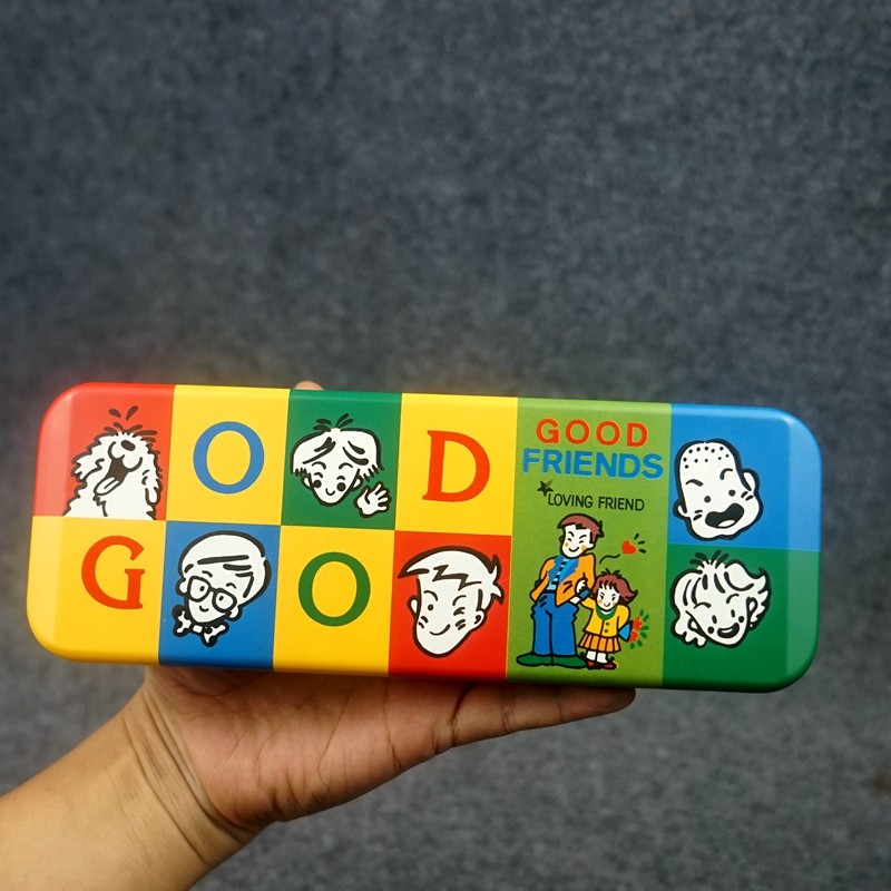 韩国文具盒铁盒双层静音马口铁收纳盒铅笔盒老货瑕疵,淘宝优惠券,粉丝福利购,淘宝优惠卷