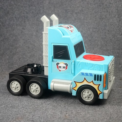 外单大尺寸大卡车拖头有声响灯光滑行玩具过家家玩具耐碰耐摔-图3