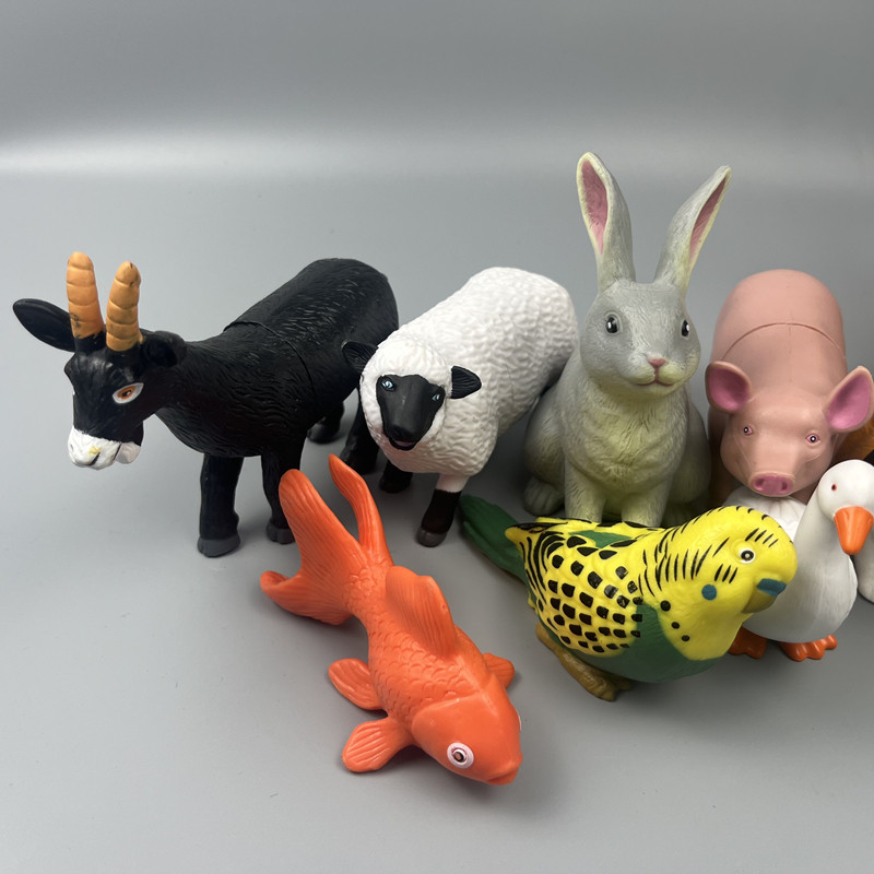 外单仿真动物模型摆件家畜宠物奶牛猫黑山羊仓鼠,淘宝优惠券,粉丝福利购,淘宝优惠卷