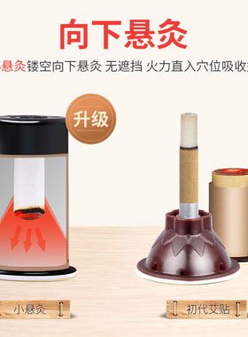 艾灸悬灸筒艾柱贴家用便携小悬灸
