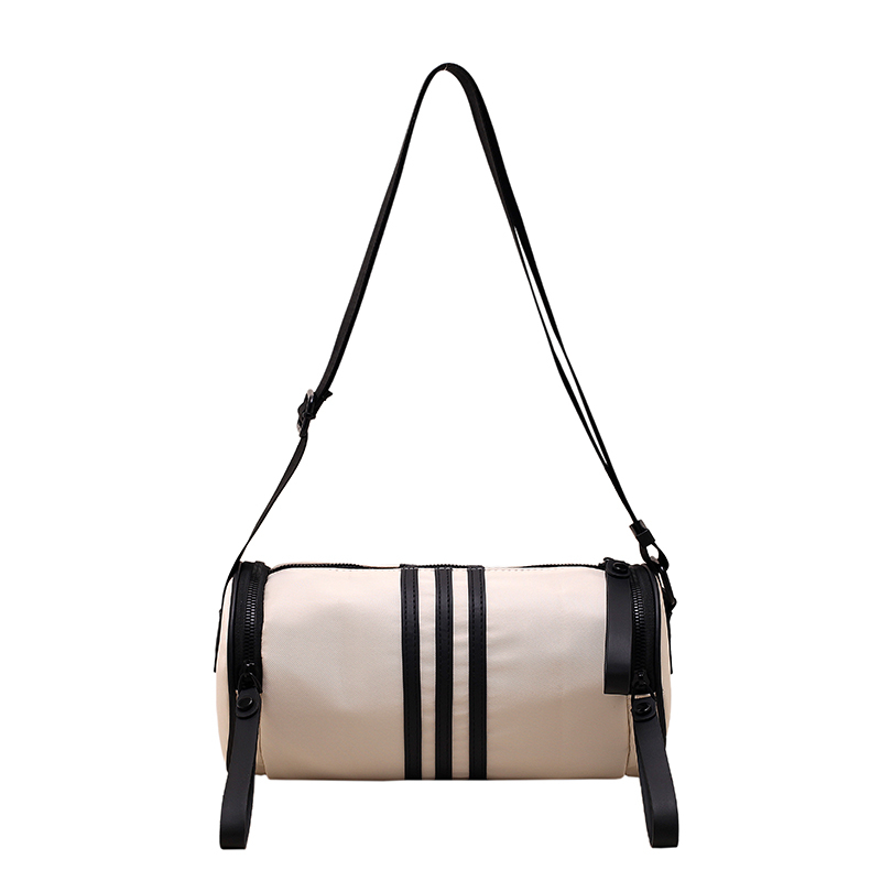 时尚ins超火圆筒包2025新款潮百搭尼龙布包包女包休闲单肩斜挎包,淘宝优惠券,粉丝福利购,淘宝优惠卷