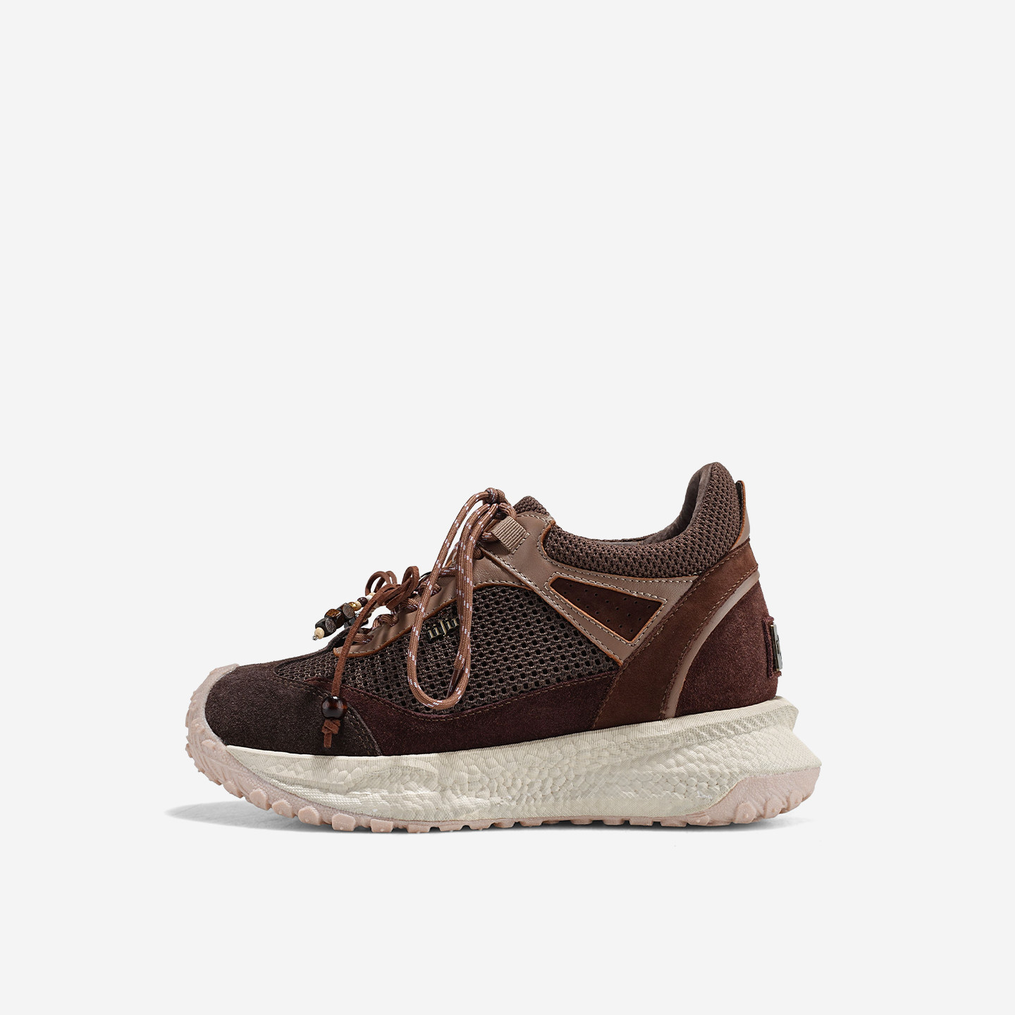 iiJin艾今26春新9cm厚底内增高复古编织爆米花软底老爹鞋女944ITI,淘宝优惠券,粉丝福利购,淘宝优惠卷