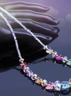 手链女水晶蝴蝶手链甜美学生手串