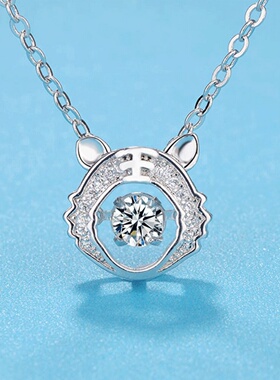 儿童十二生肖钻石灵动项链送女友