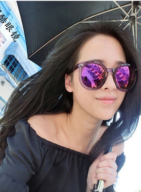 圆脸明星款复古风驾车女士太阳镜