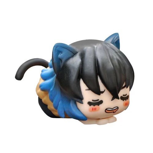 可爱猫耳网红鬼灭之刃周边手办盲盒甘露寺弥豆子二次元桌面摆件is - 图3