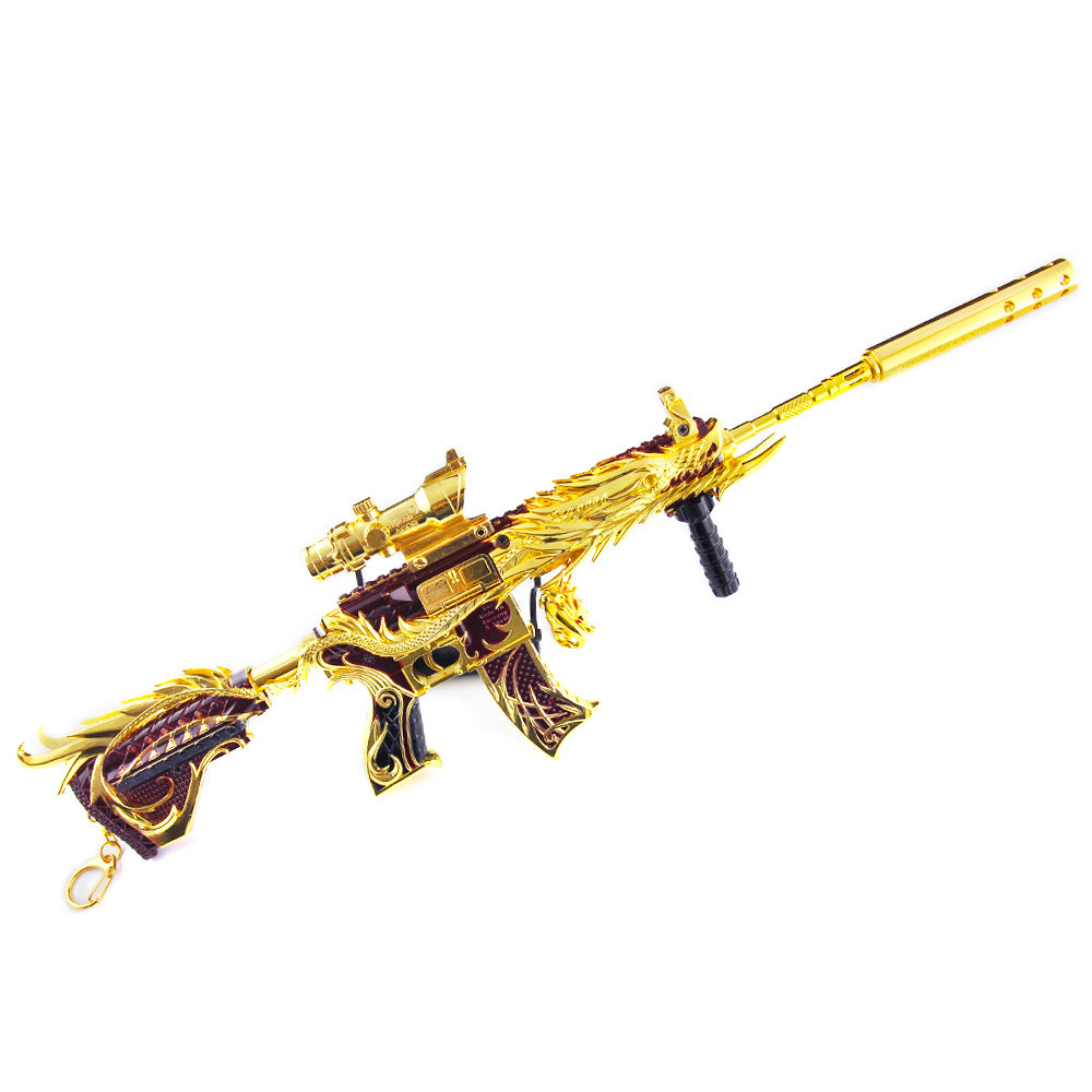 m416五爪金龙和平精英皮肤金属模型枪吃鸡玩具游戏周边手办98k