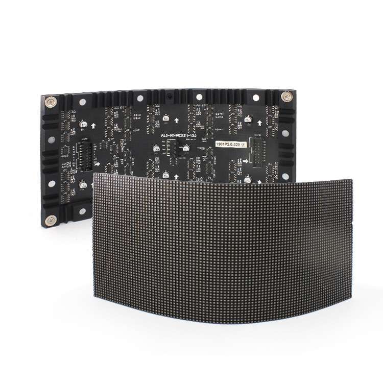 室内led显示屏高清柔性曲面屏P1.8P2P3P4P5圆柱圆环柔性led显示屏 - 图3