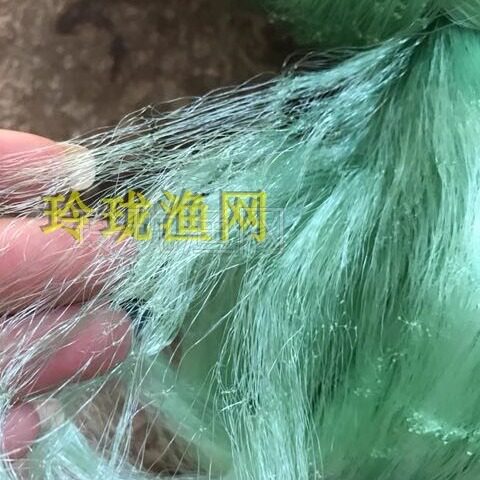 绿丝进口渔网三层沉网粘网软丝捕鱼网鲫鱼鲤鱼水库河湖挂底网沾网 - 图1