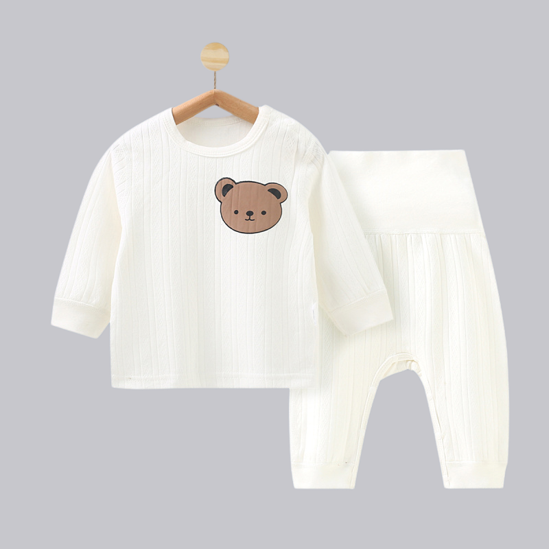 婴儿内衣套装春秋冬新生儿衣服分体保暖打底高腰男女宝宝秋衣秋裤,淘宝优惠券,粉丝福利购,淘宝优惠卷