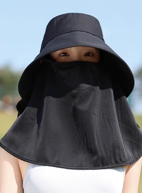 养蜂人防晒帽子女夏遮阳帽