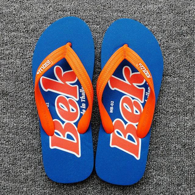 Imported from Thailand, Papilo natural rubber soft-soled flip-flops for men wear-resistant, non-slip, waterproof beach sandals.