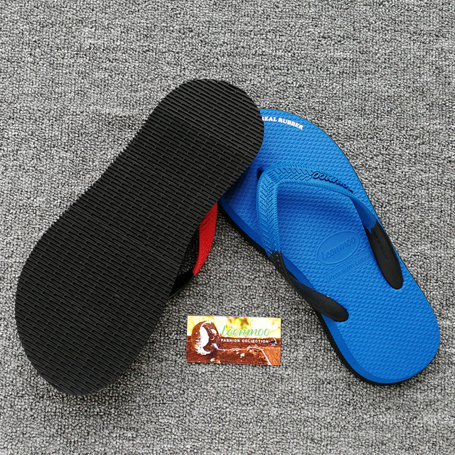 LEONMOO natural rubber flip-flops imported from Thailand