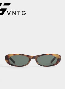 ins网红款窄型复古墨镜