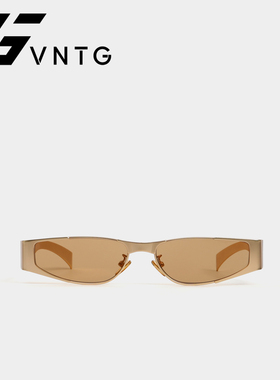 VNTG墨镜不锈钢金属框架酷炫ins风御姐时髦感防紫外线y2k太阳眼镜