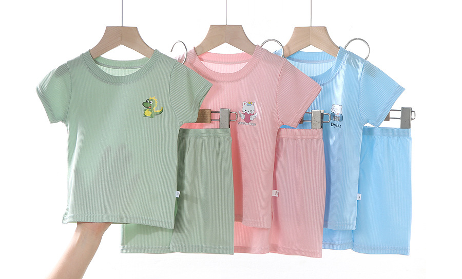 【2件套装】婴幼儿纯棉polo衫+棉麻短裤两件套一周岁夏季短袖T恤