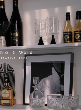 KINO奇诺现代轻奢样板间酒柜摆件