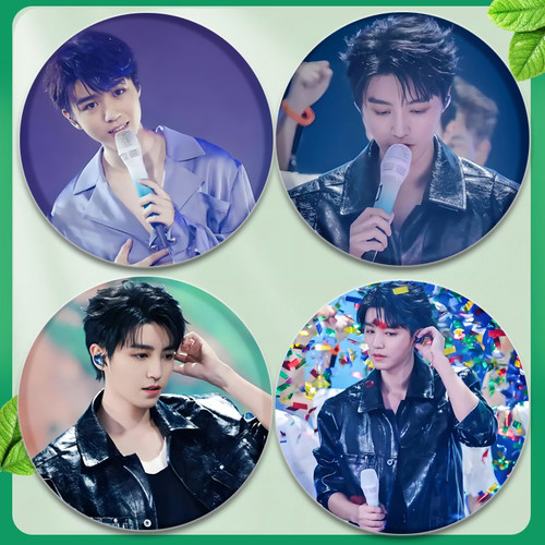 王俊凯周边徽章TFboys58mm马口铁胸章胸针挂件朋友闺蜜生日礼物 - 图0