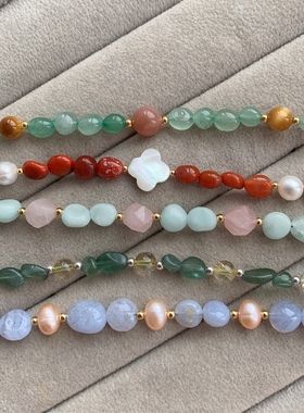 海纹石随型手链东陵玉南潮人