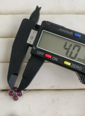 天然石榴石戒指女款白铜托活口可调节时尚百搭饰品礼物