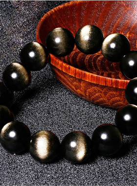 天然墨西哥5a金曜石男士手串手链