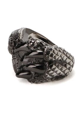 TOP-YAMAMOTO@复古龙爪戒指男轻奢小众设计感重工雕刻指环潮流