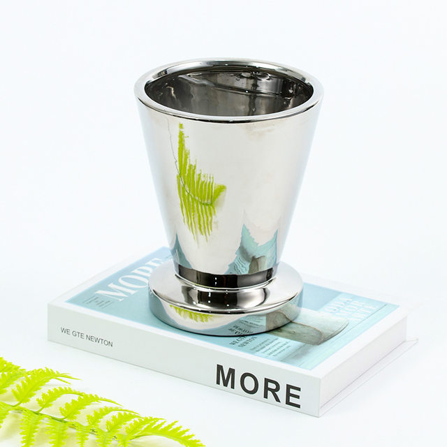 Green plant succulent ceramic flower dish container