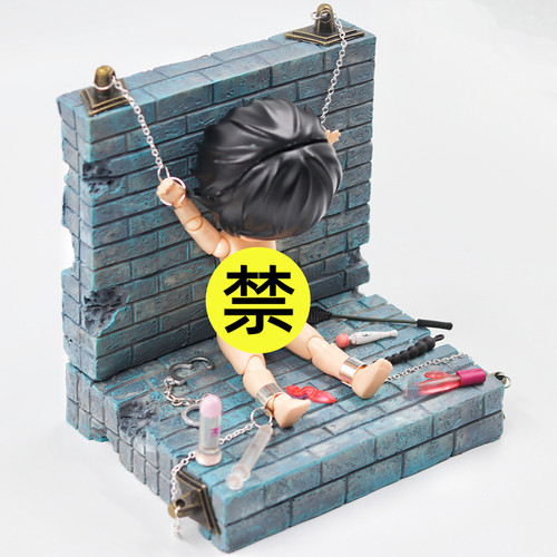 ob11 GSC bjd doll body9 ymy 阿巳 6分兵人 12分 道具 束缚墙 - 图0