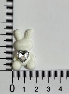 树脂卡通小熊咖色洞洞鞋扣发夹
