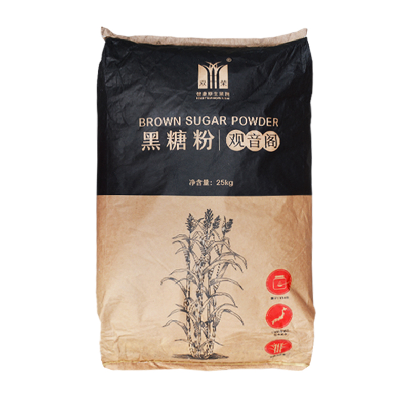 正宗双荣牌黑糖惠州特产观音阁红糖纯甘蔗食糖月子黑糖粉500g包装 - 图3