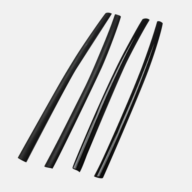 Cool black samurai style frosted black highlight baking paint