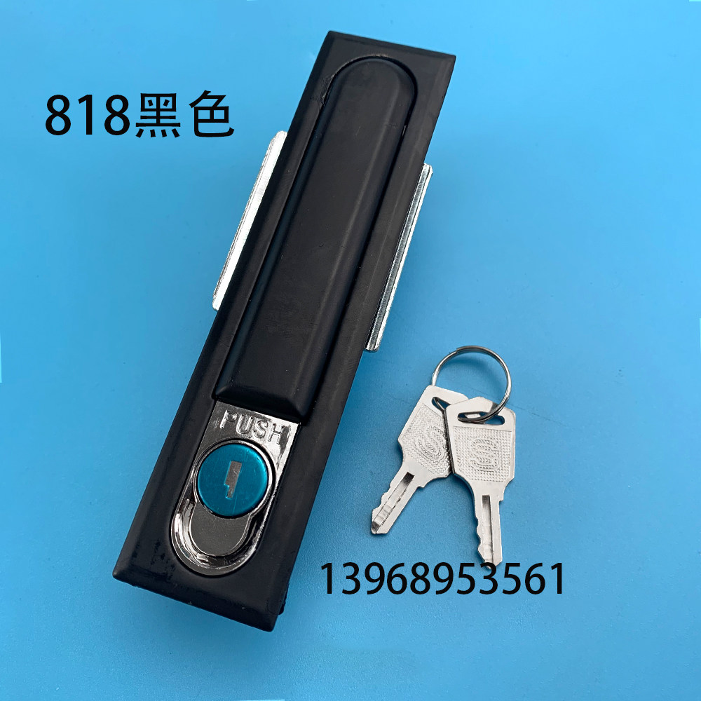 电柜锁MS818开关电柜门锁MS490锁机箱机柜电箱锁铜芯XL21动力柜_虎窝淘