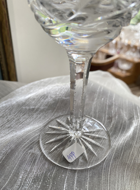 新品开窗磨砂雕刻玫瑰花红酒杯