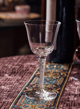 水晶莱俪lalique欧式风高脚杯