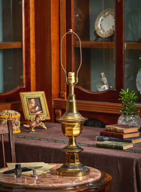 黄铜台灯ins复古风落地怀旧美式