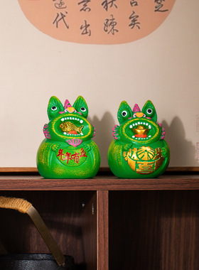 云南吉祥瓦猫金榜题名礼品摆件