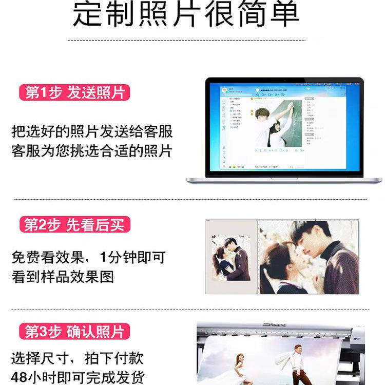 钻石画满钻定制方形新款真人照片手工diy情人生日礼物水钻十字绣,淘宝优惠券,粉丝福利购,淘宝优惠卷