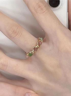 戒指女朋友闺蜜创意天然指环饰品