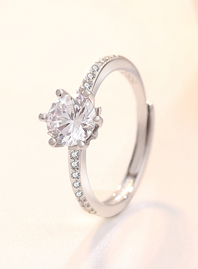 银顿情侣925纯银日韩不褪色对戒