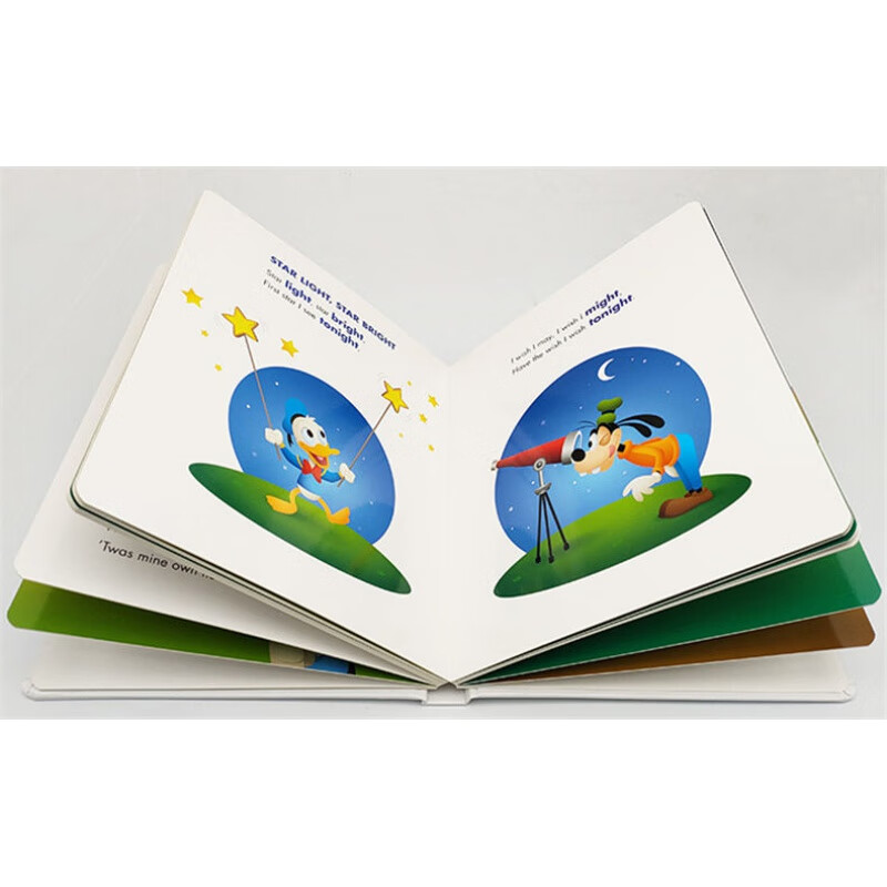 迪士尼摇篮曲 英文原版 Disney Baby My Little Lullabies Read-along 宝贝我的第一句话 精装纸板书 幼儿启蒙认知 纯英语书籍