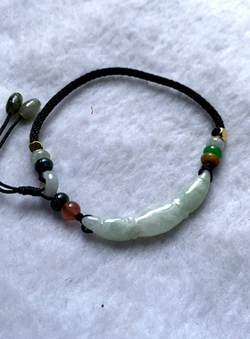 藕节红手链一鸣惊人翡翠民族风